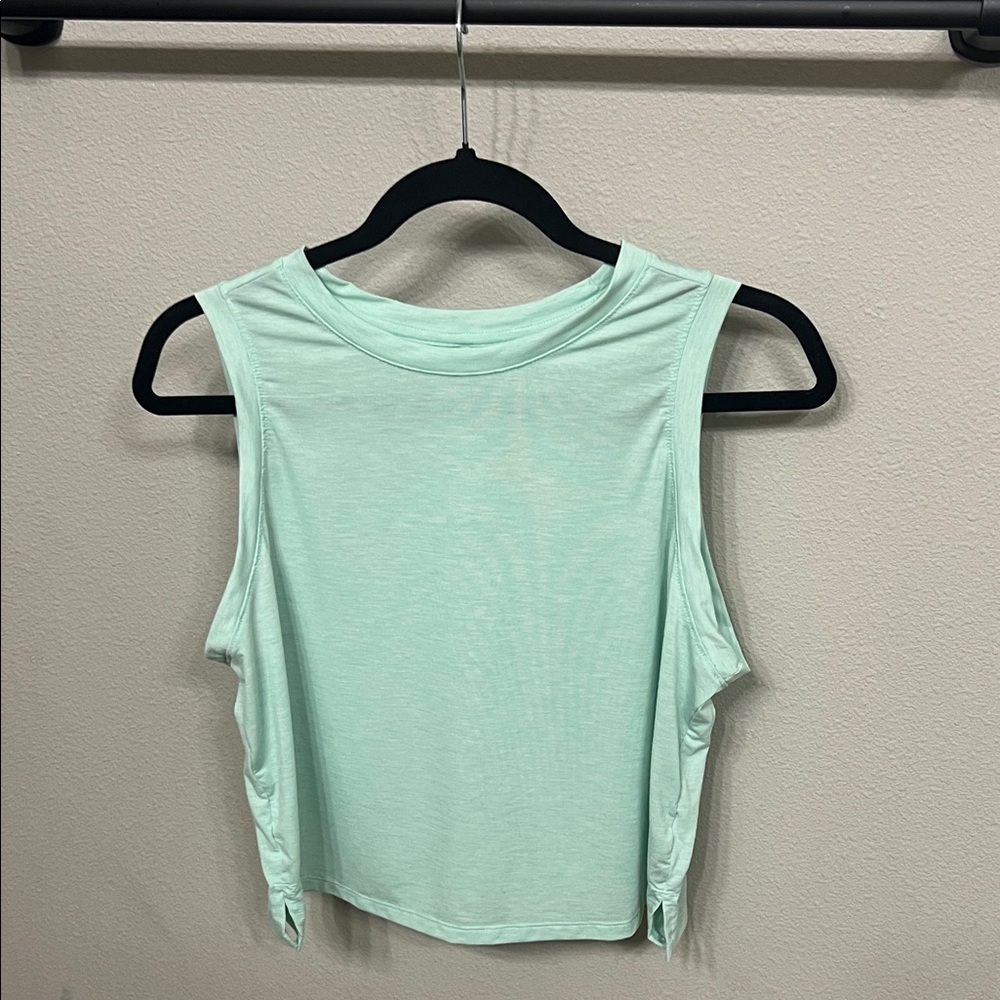 All in Motion Light Green Muscle Tee